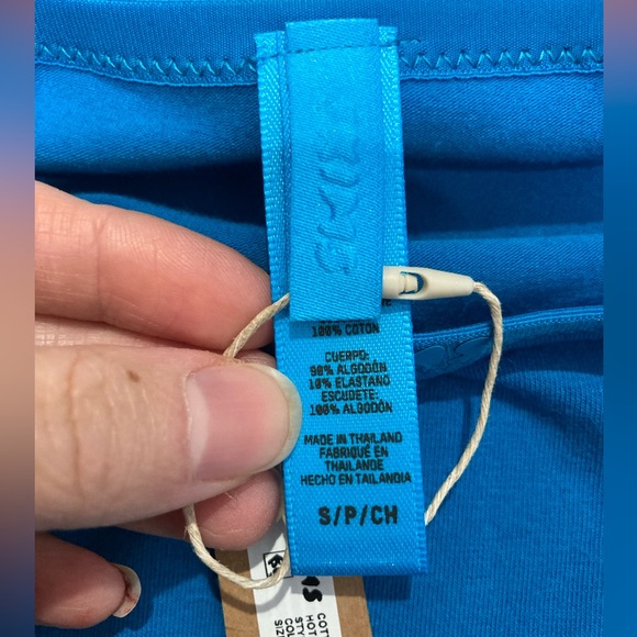 SKIMS NWT COTTON LOGO HOT PANT BOYSHORT UNDERWEAR SZ SMALL COLOR MYKONOS - Picture 7 of 8